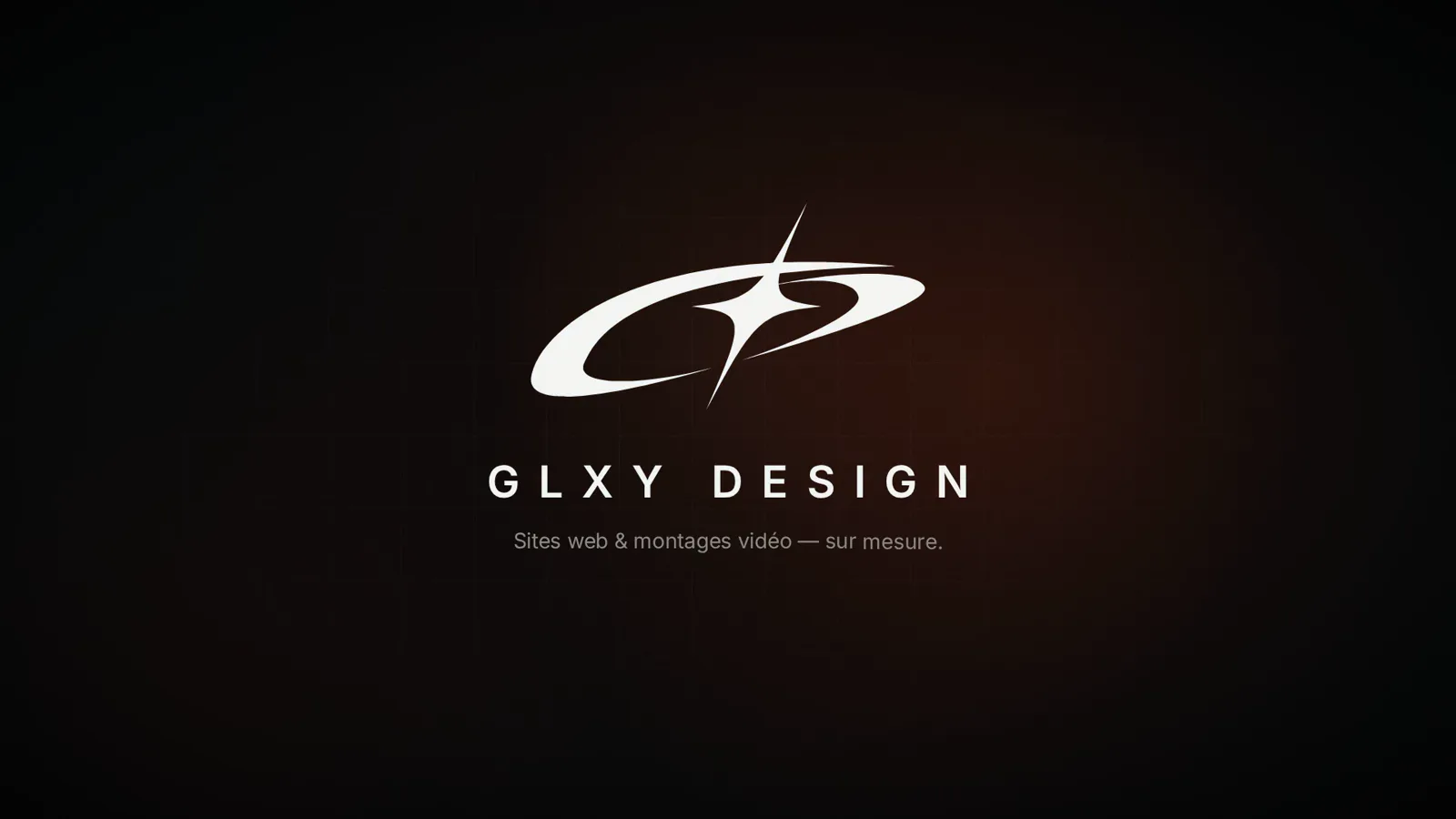 Logo GLXY Design — sites web et montages vidéo sur mesure